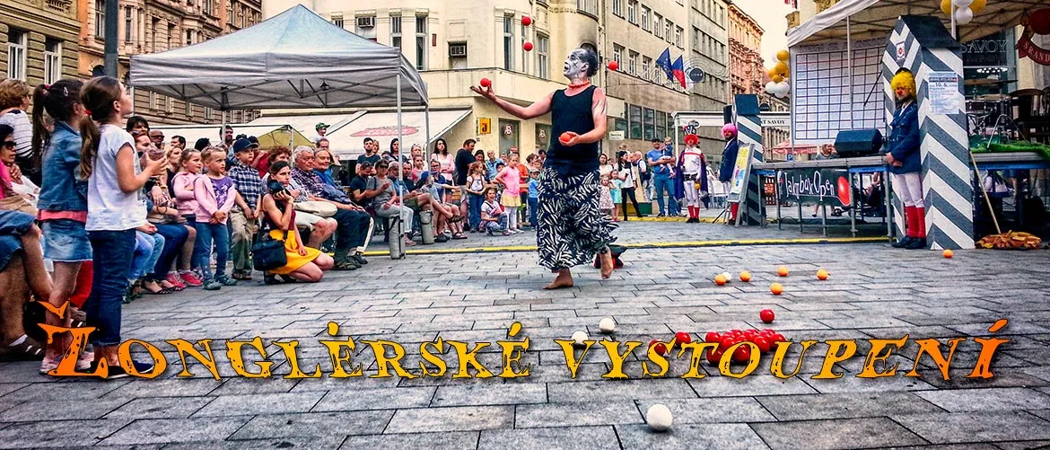 Nabídka žonglérského, ohnivého a světelného vystoupení